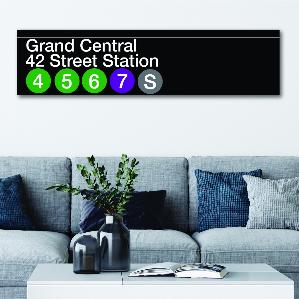 MTA Grand Central Black Artwork - Thumbnail - Image 2
