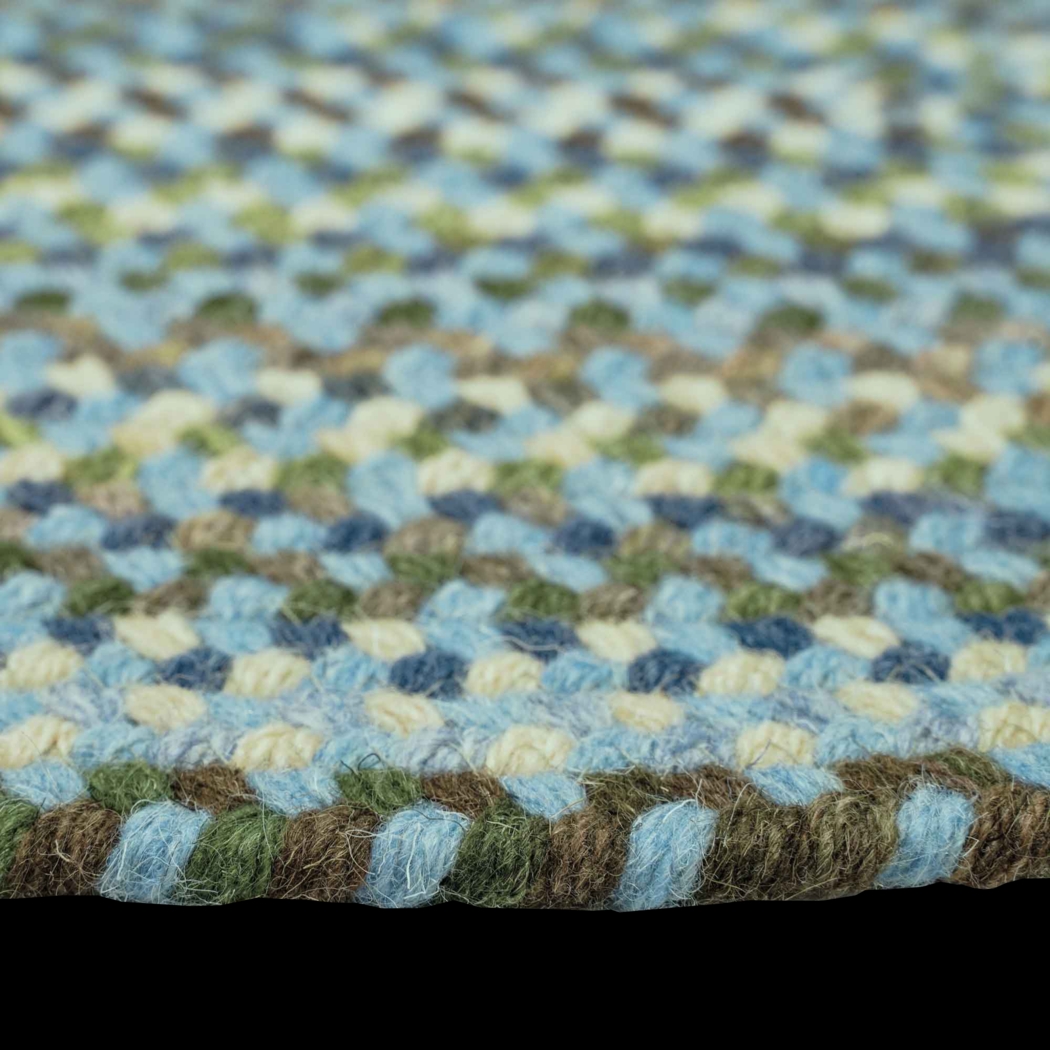 Mugadi Blue 3' x 5' Oval Rug - Thumbnail - Image 3