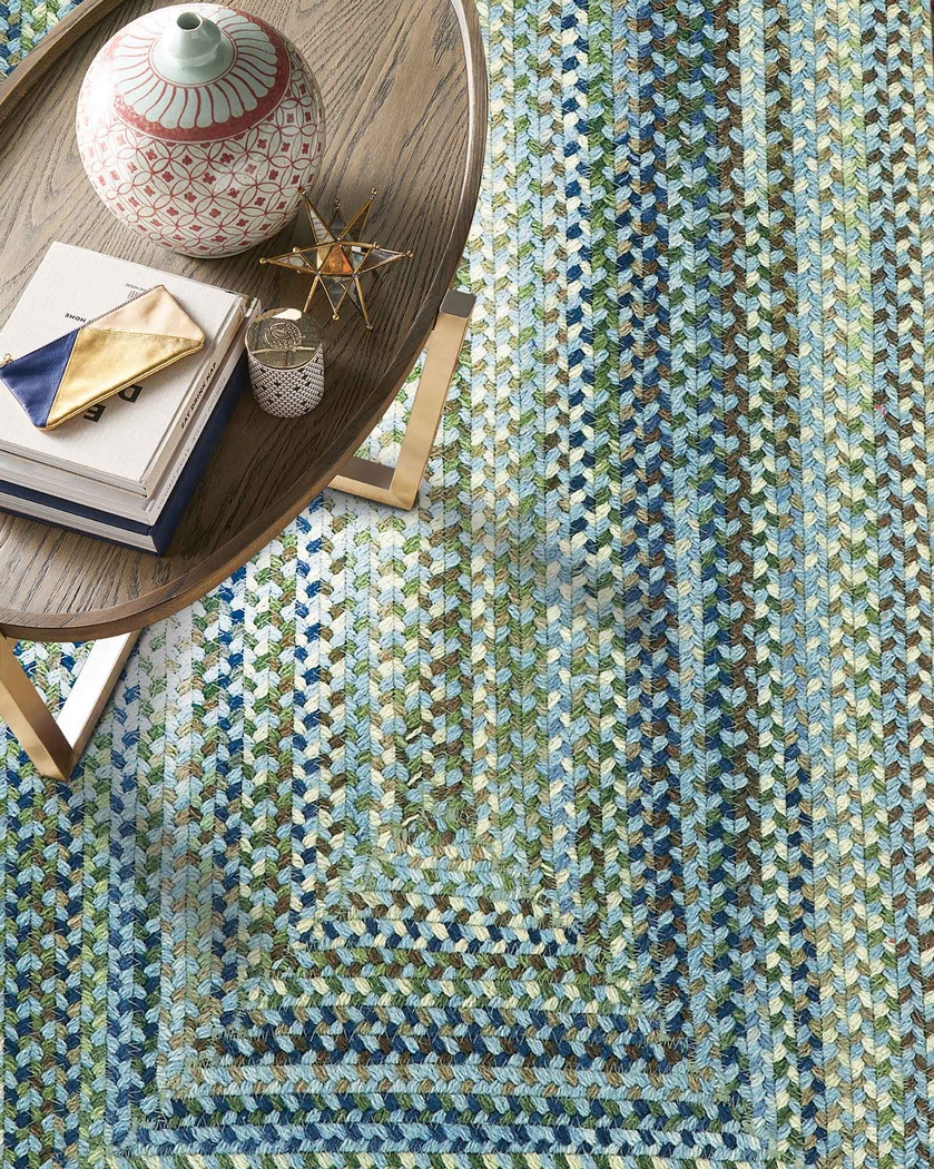 Mugadi Blue 5' x 8' Rug - Thumbnail - Image 2