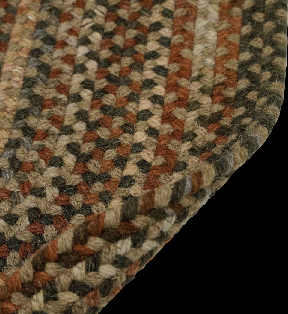 Mugadi Brown/Multi 8' x 11' Oval Rug - Thumbnail - Image 3