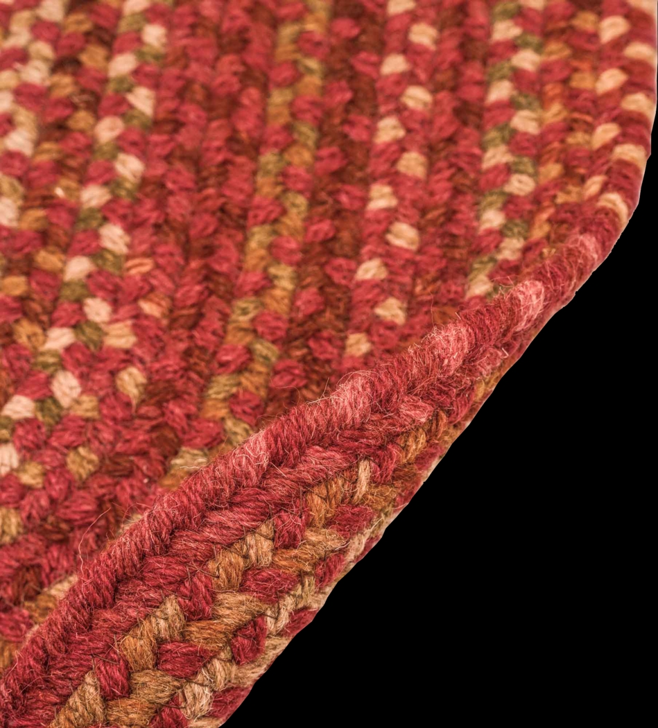 Mugadi Red 5' x 8' Oval Rug - Thumbnail - Image 2