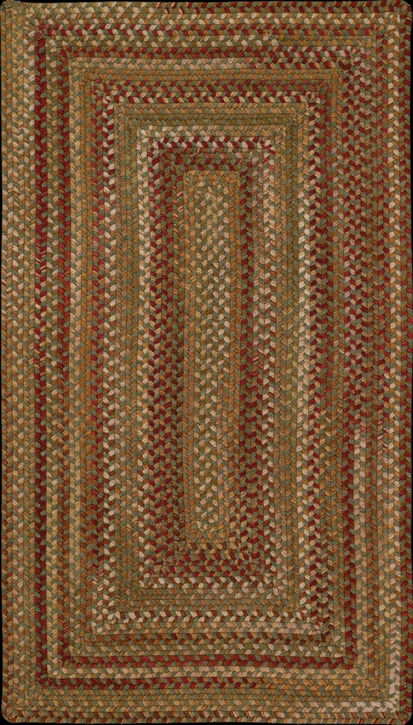 Mugadi Sage/Red 5' x 8' Rug - Thumbnail - Image 1