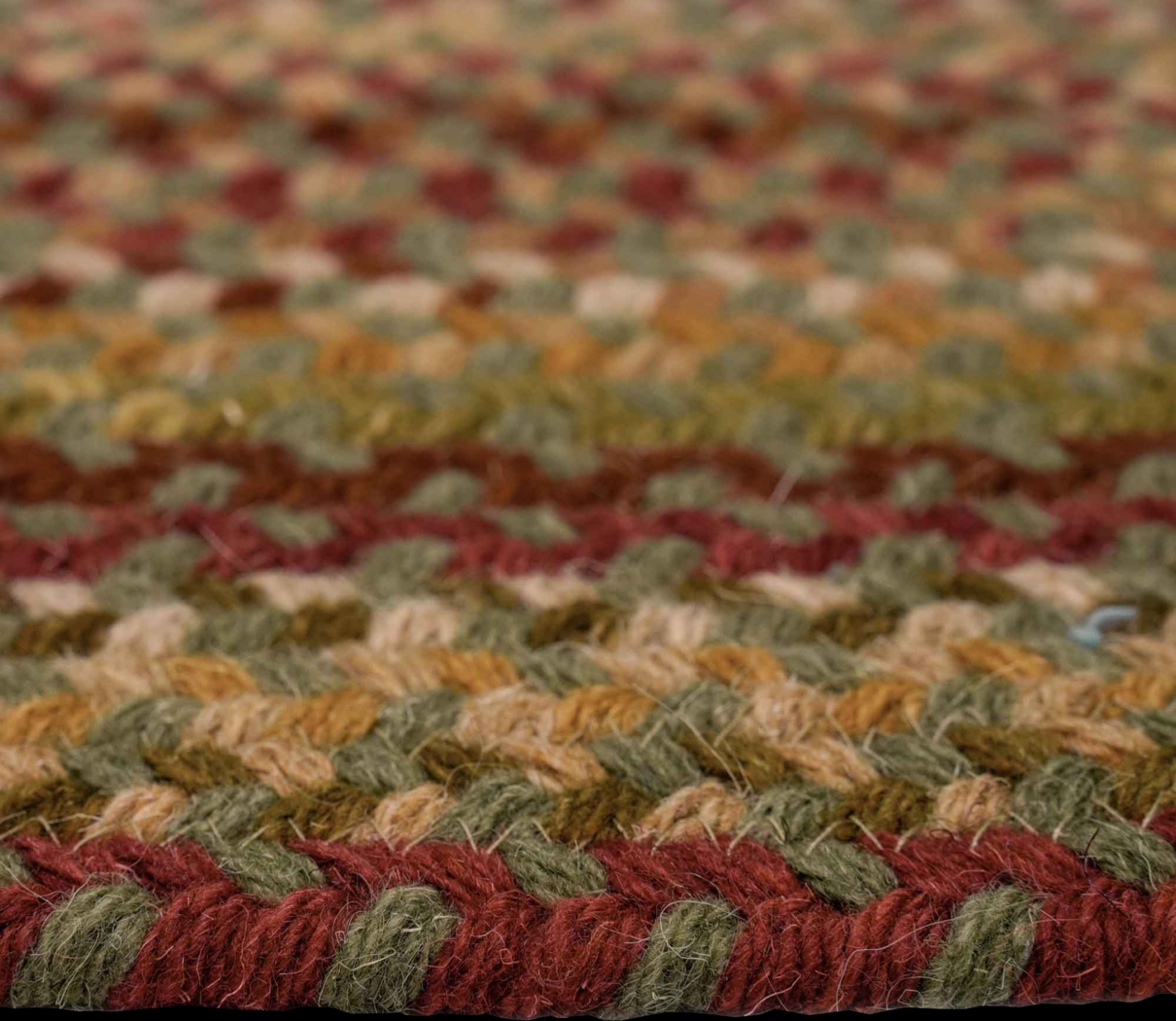 Mugadi Sage/Red 8' x 11' Oval Rug - Thumbnail - Image 4