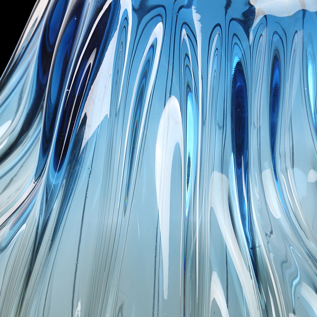 Mukuta Blue Vase, Set of 2 - Thumbnail - Image 3