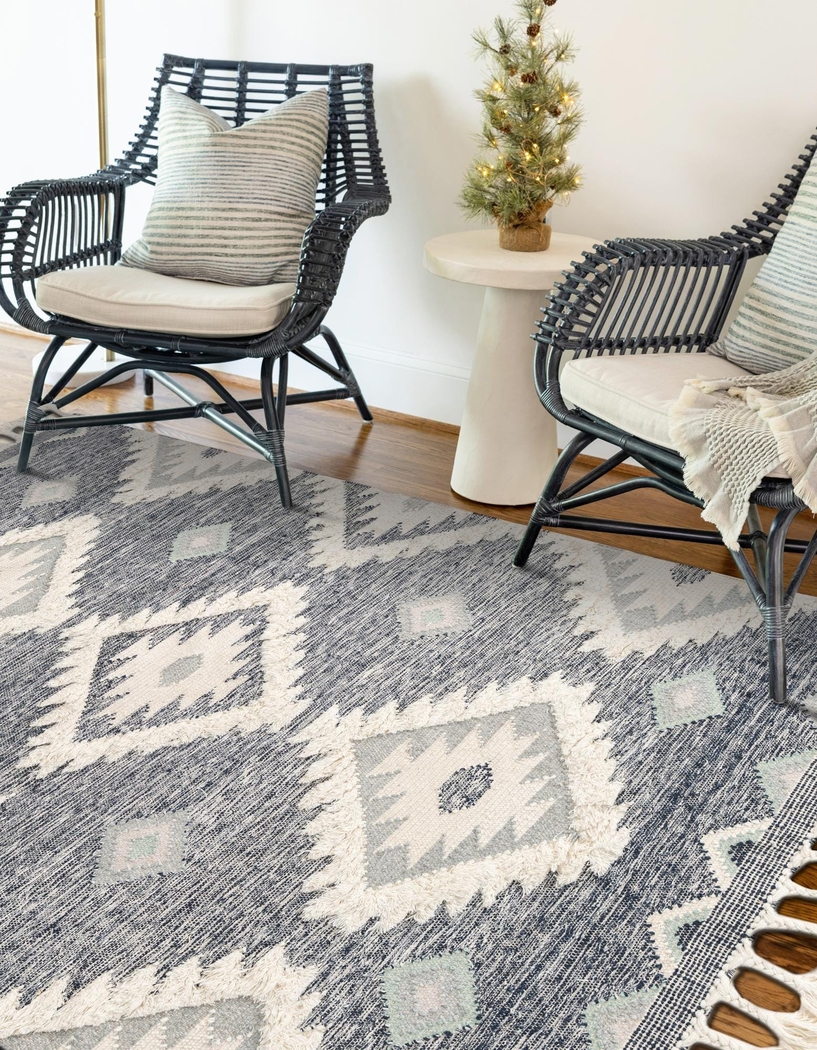 Mulde Navy 5'1 x 8'Rug - Thumbnail - Image 2