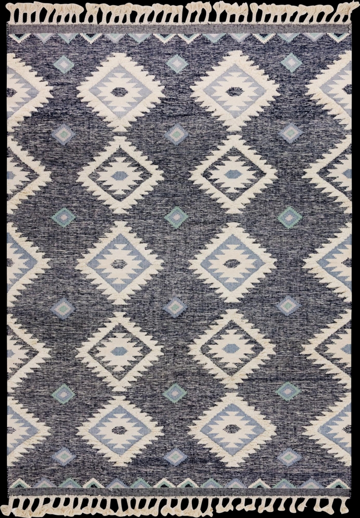 Mulde Navy 9' x 12'2 Rug - Thumbnail - Image 1