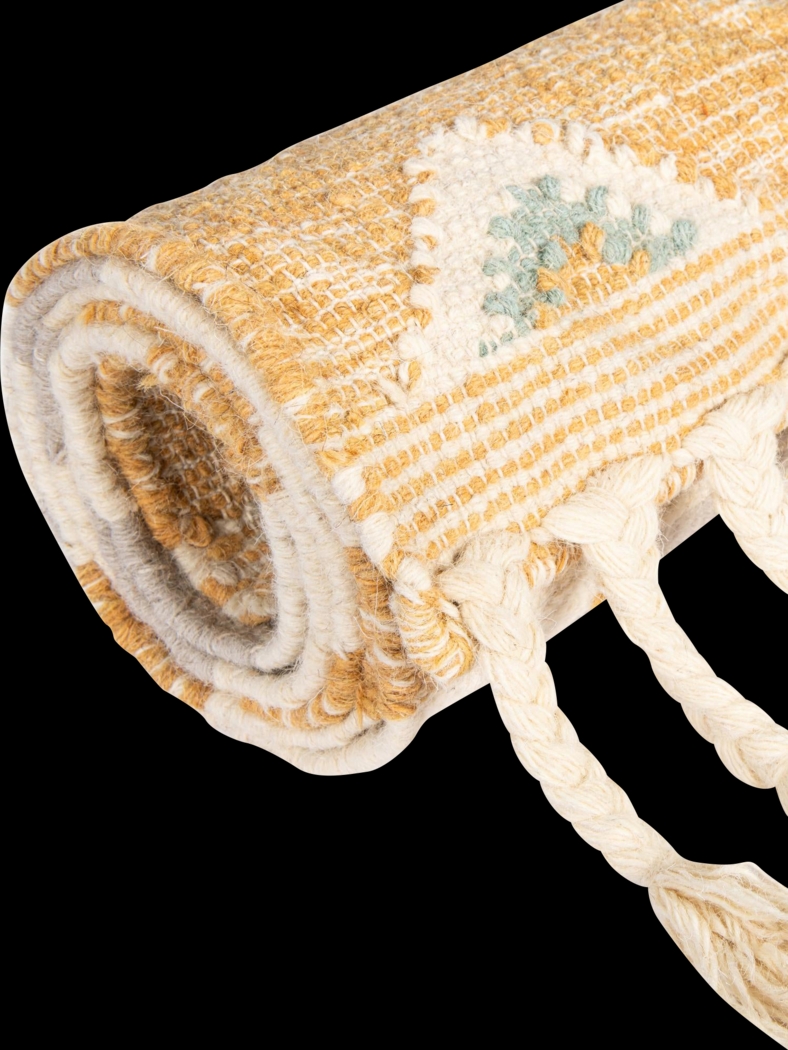 Mulde Yellow 5'1 x 8'Rug - Thumbnail - Image 7