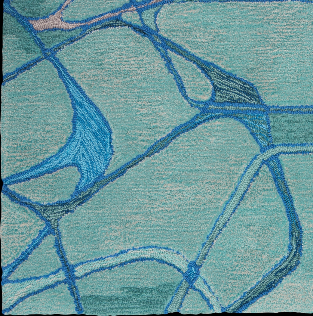 Muldein Aqua 7'9" x 9'9" Rug - Thumbnail - Image 5