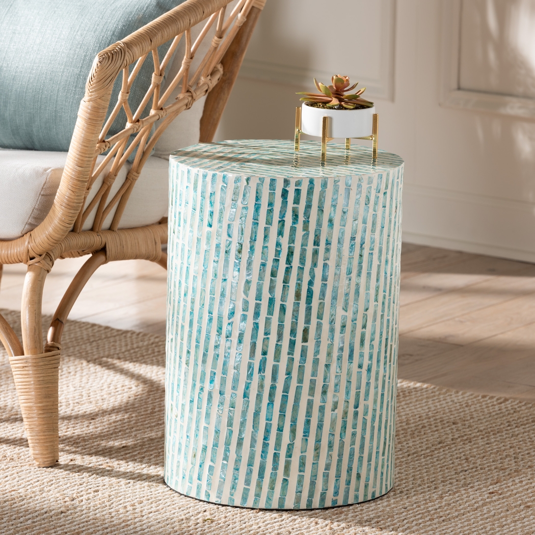 Muldrow Blue End Table - Thumbnail - Image 2