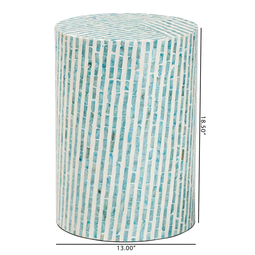 Muldrow Blue End Table - Thumbnail - Image 7
