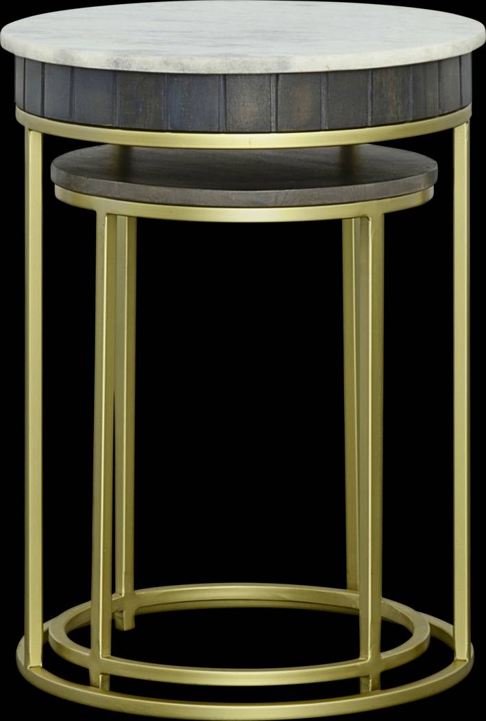 Mulga Gray Nesting End Table, Set of 2 - Thumbnail - Image 3