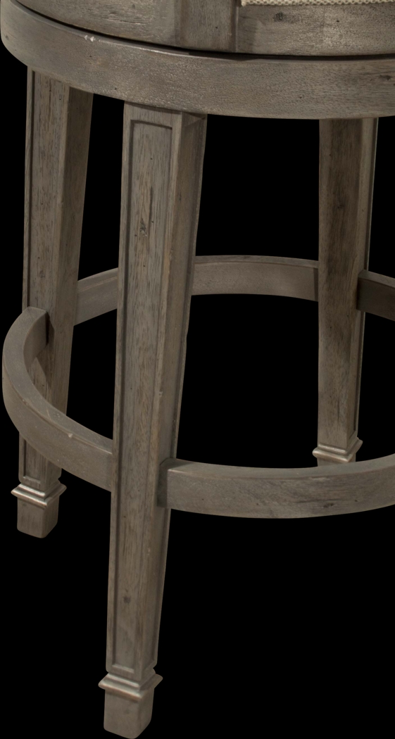 Mullein Gray Swivel Counter Height Stool - Thumbnail - Image 8