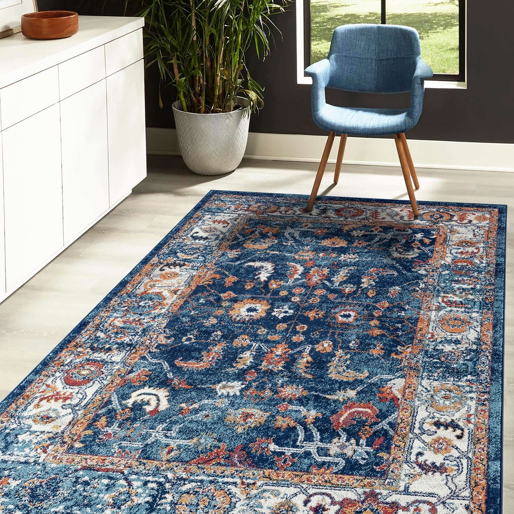Mulmeda Blue 7'9 x 9'9 Rug - Thumbnail - Image 2