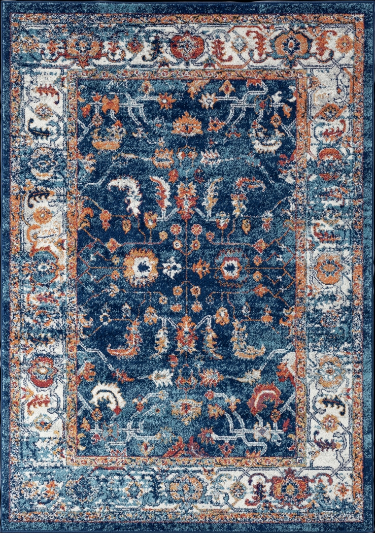 Mulmeda Blue 7'9 x 9'9 Rug - Thumbnail - Image 1