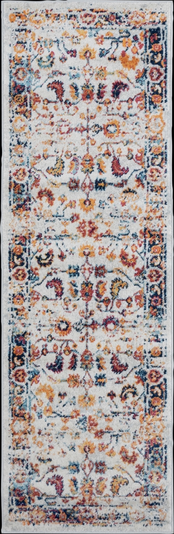 Mulmeda Orange 2'6 x 10'3 Runner Rug - Thumbnail - Image 1