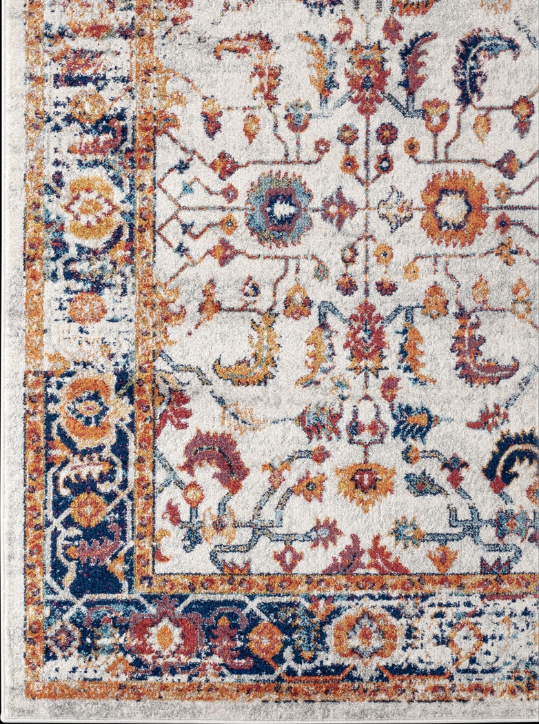 Mulmeda Orange/Multi 5' x 7'6 Rug - Thumbnail - Image 4