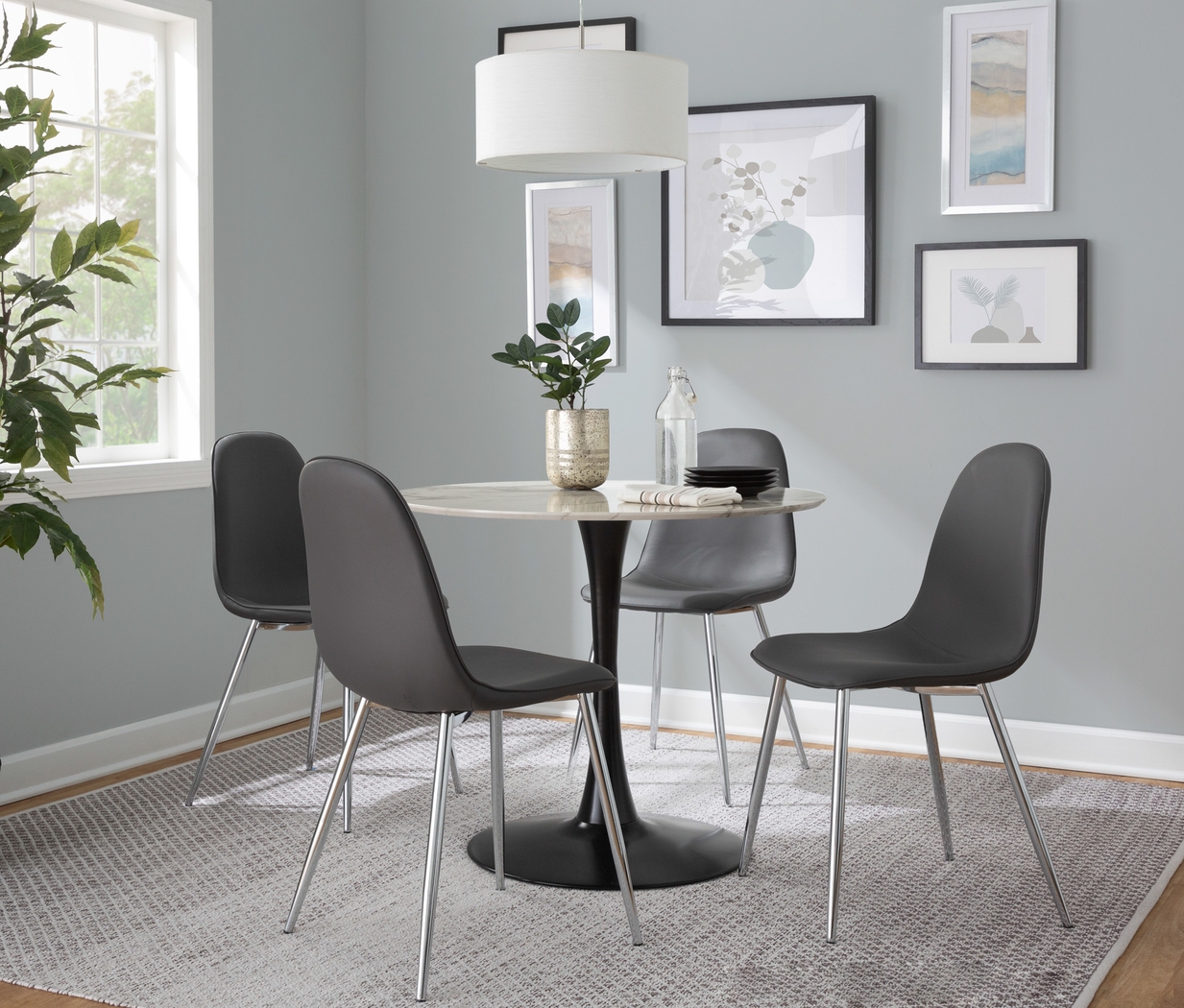Mulroy White Dining Table - Thumbnail - Image 2