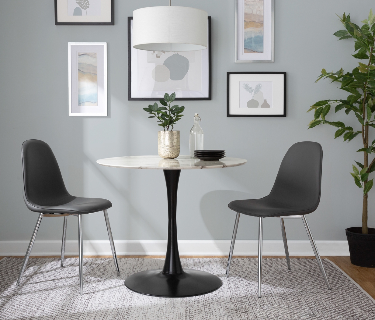 Mulroy White Dining Table - Thumbnail - Image 3