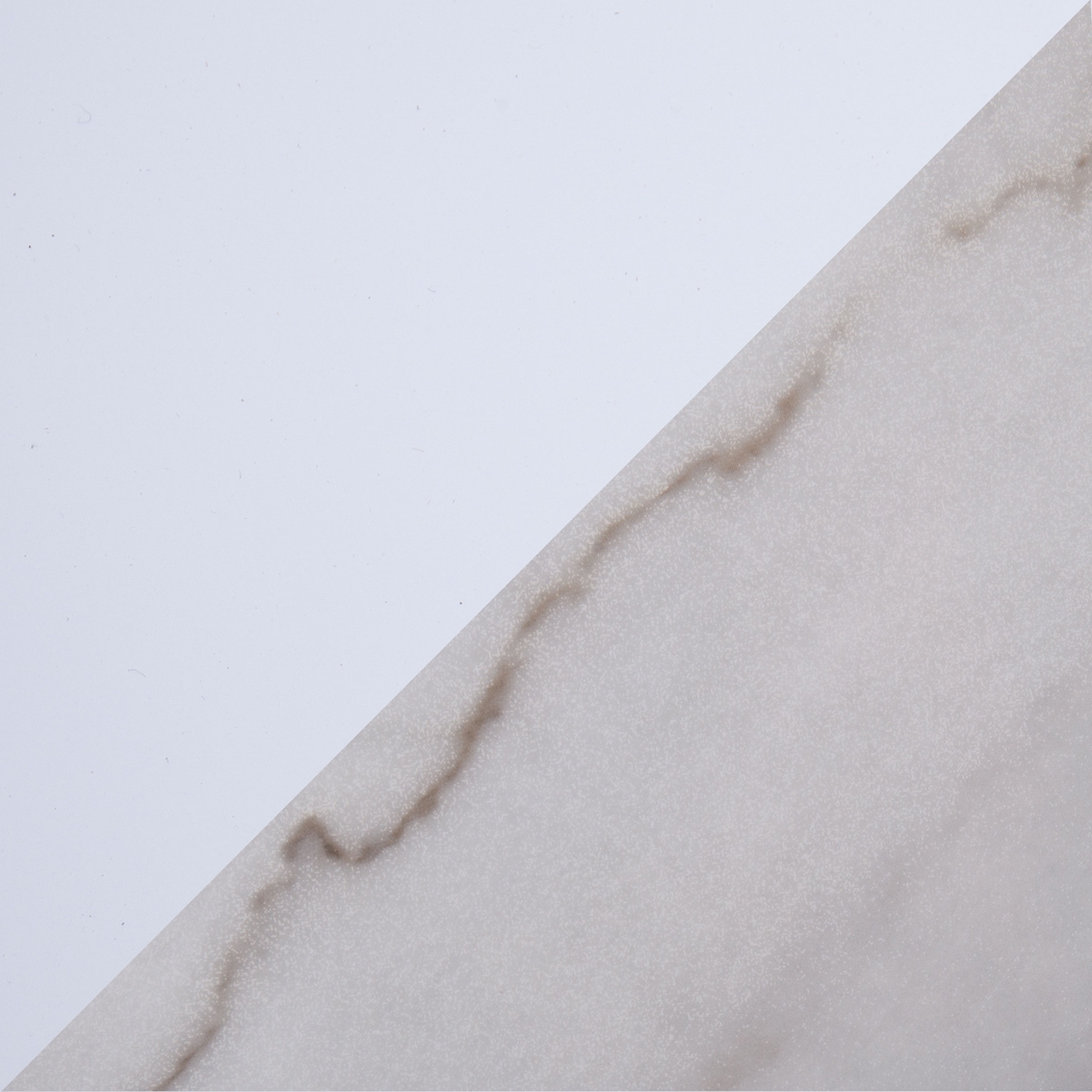 Mulroy White Marble Dining Table - Thumbnail - Image 5