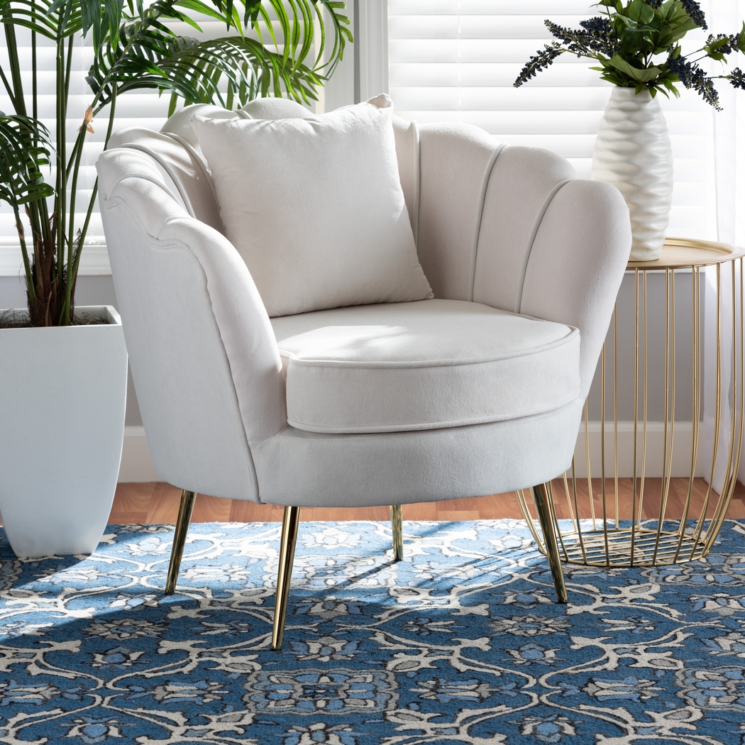 Mulvehill Beige Accent Chair - Thumbnail - Image 2