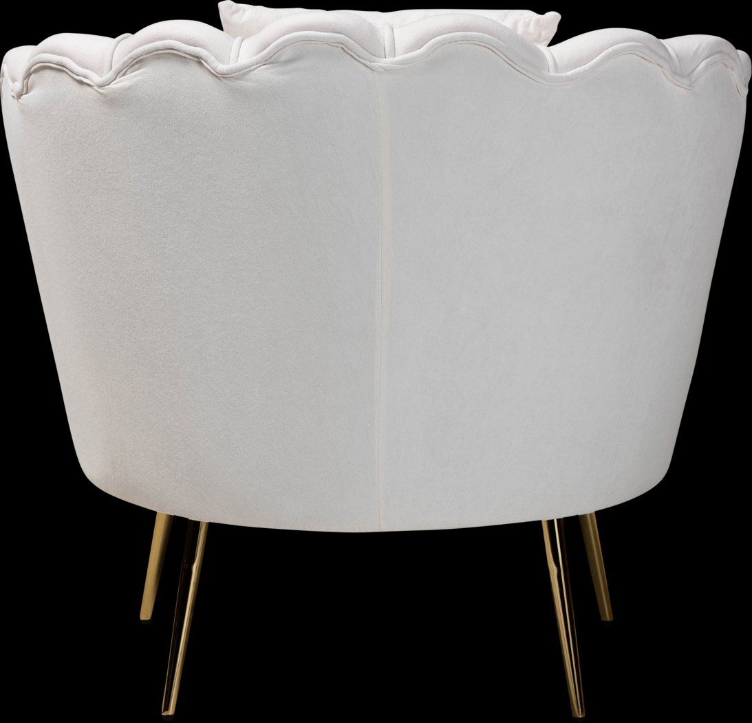 Mulvehill Beige Accent Chair - Thumbnail - Image 5