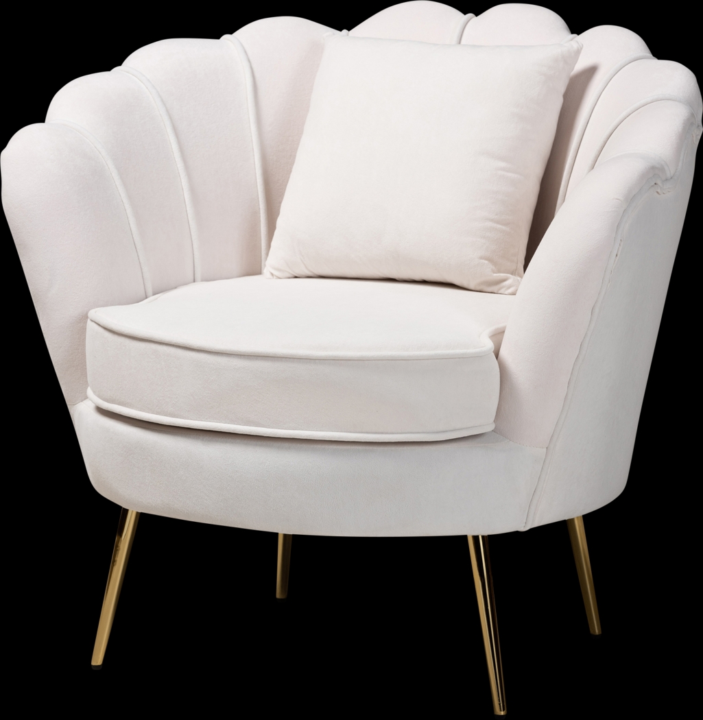 Mulvehill Beige Accent Chair - Thumbnail - Image 1
