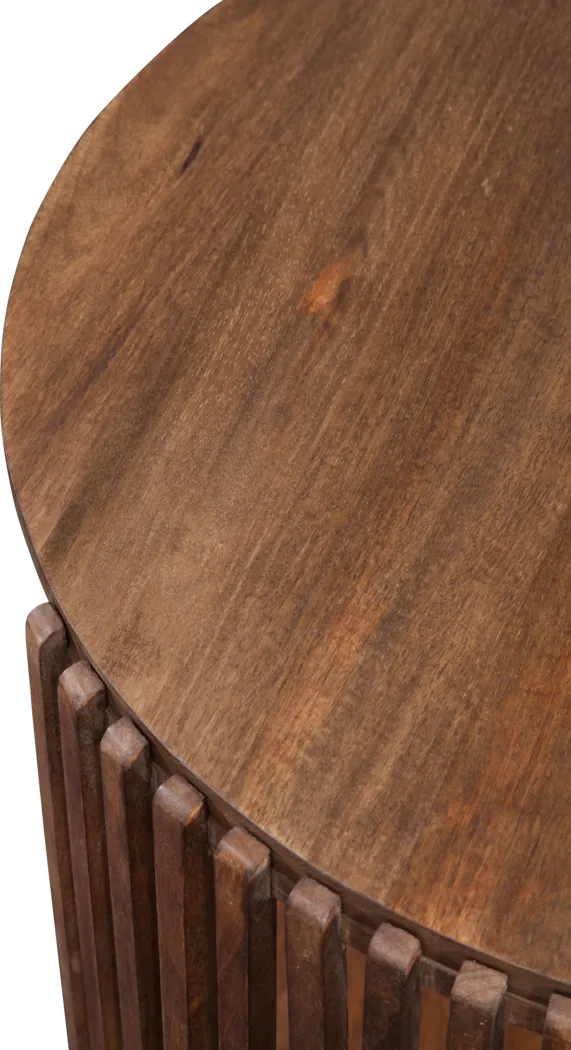 Munia Brown End Table - Thumbnail - Image 4