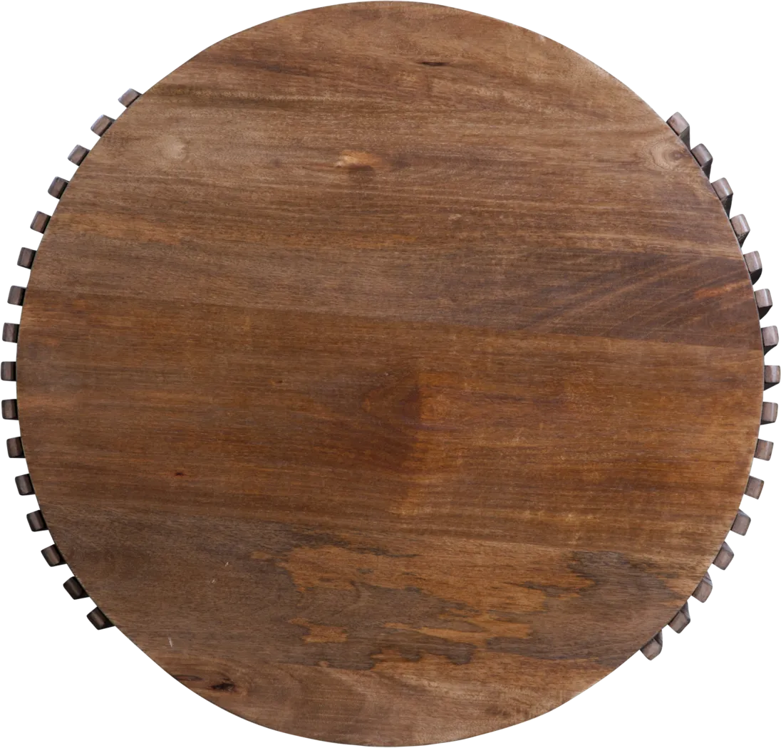 Munia Brown End Table - Thumbnail - Image 6