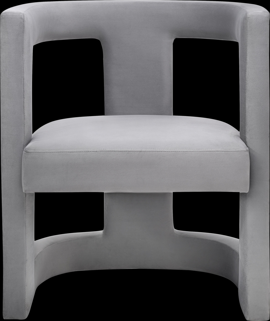 Munsey Gray Accent Chair - Thumbnail - Image 2