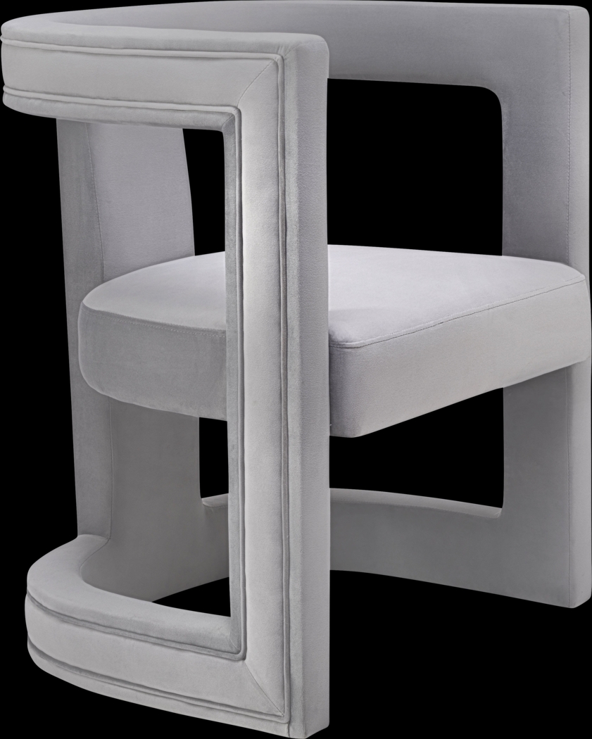 Munsey Gray Accent Chair - Thumbnail - Image 1