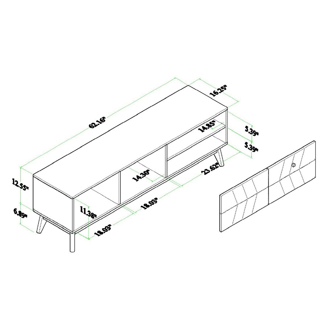 Munstead Brown 62.5 in. Console - Thumbnail - Image 10