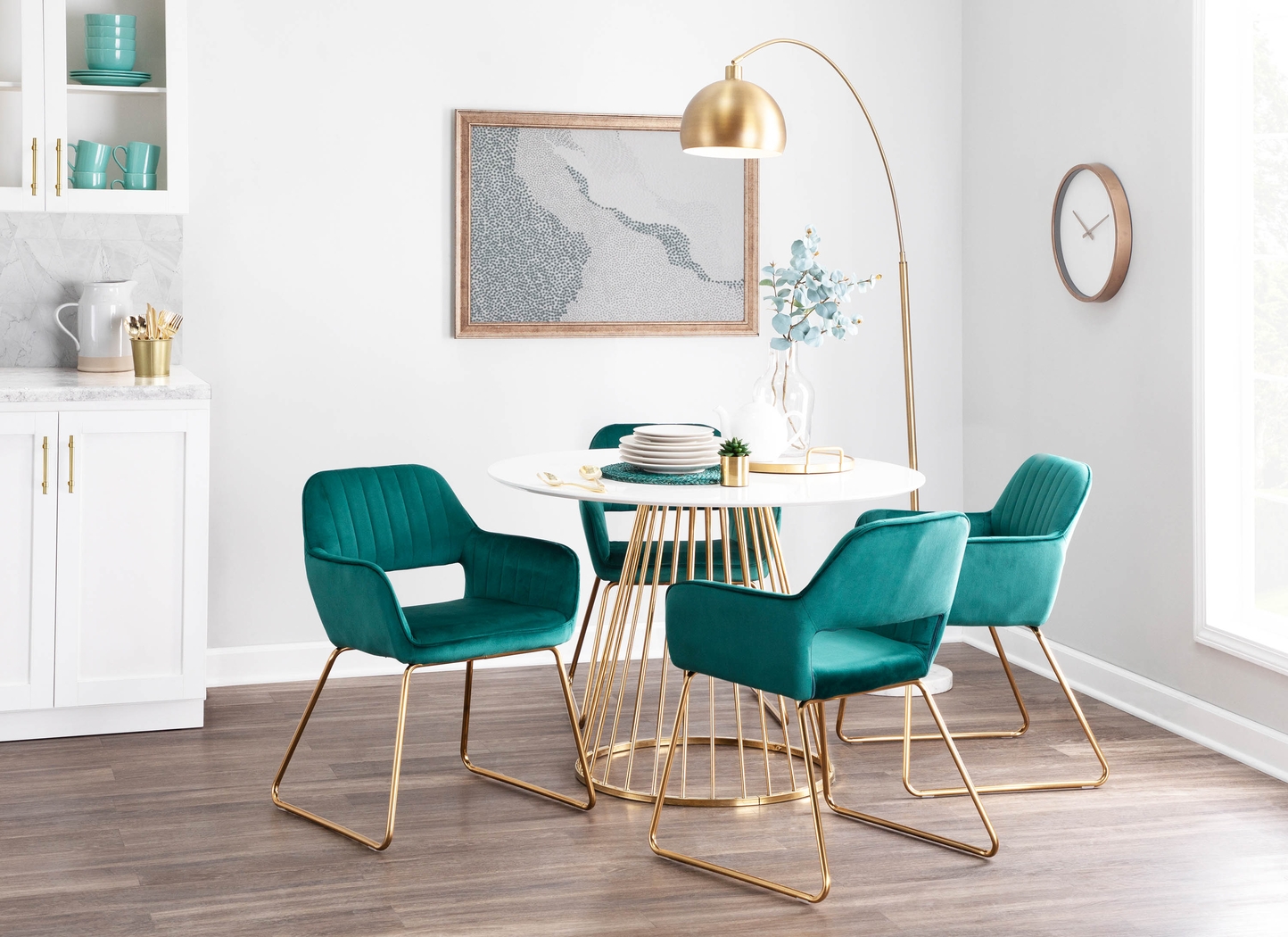 Murat Gold Floor Lamp - Thumbnail - Image 11