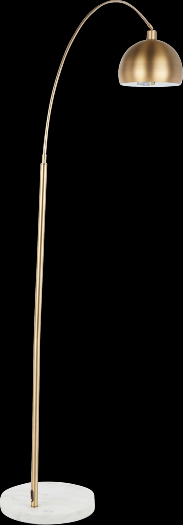 Murat Gold Floor Lamp - Thumbnail - Image 4