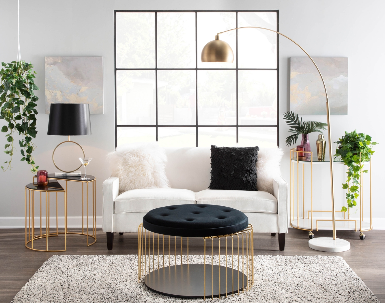 Murat Gold Floor Lamp - Thumbnail - Image 10