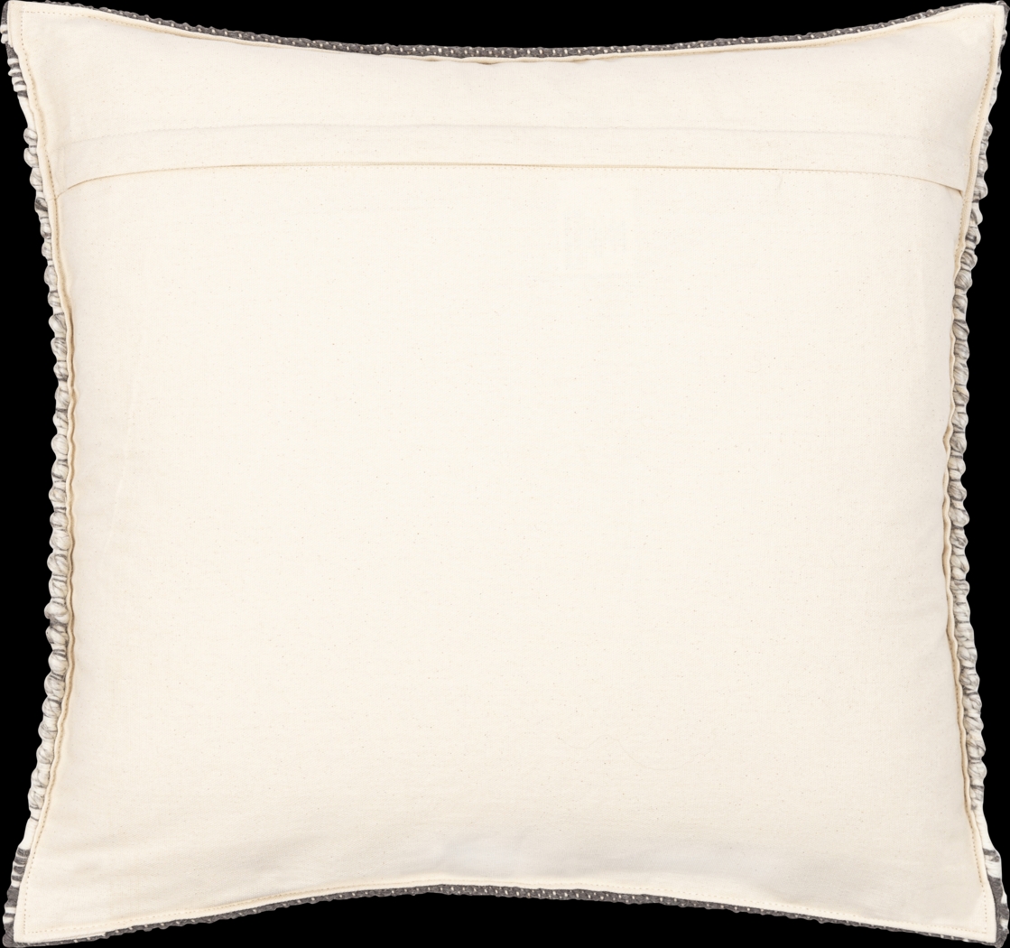 Muraty Charcoal Accent Pillow - Thumbnail - Image 4