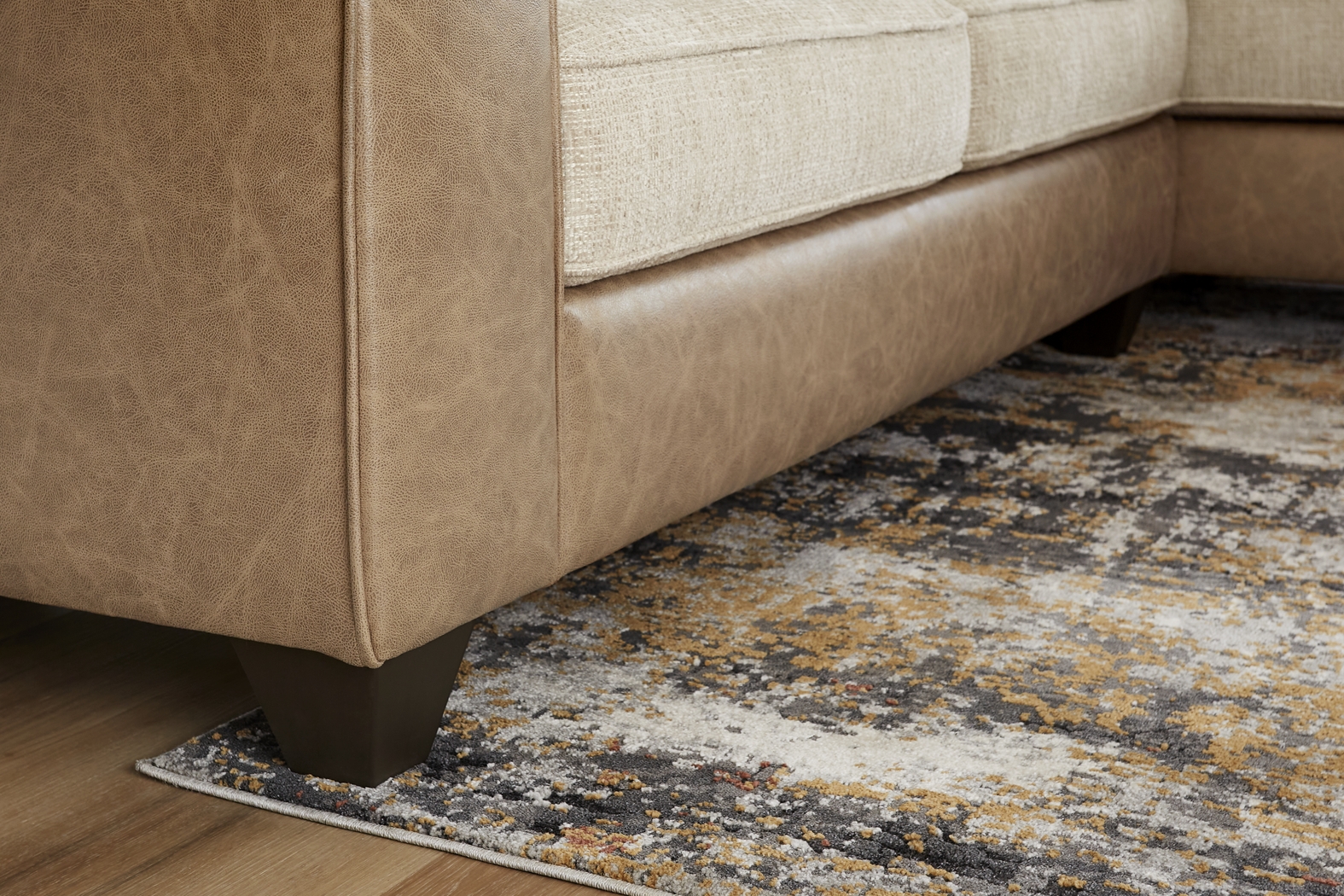 Murphy Beige 5 Pc Sectional Living Room - Thumbnail - Image 3