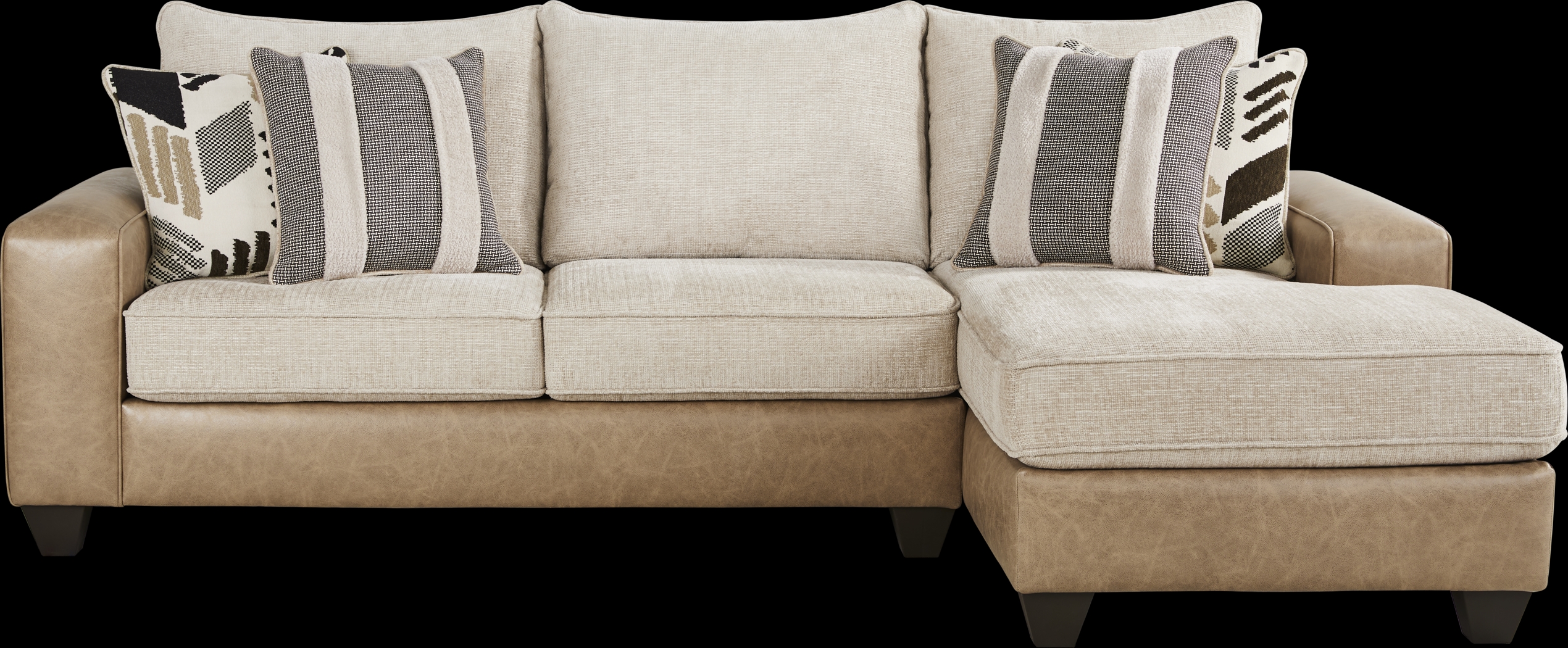 Murphy Beige 5 Pc Sectional Living Room - Thumbnail - Image 2
