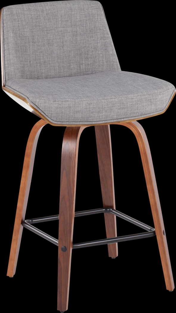 Murpolk Gray Counter Height Stool, Set of 2 - Thumbnail - Image 4