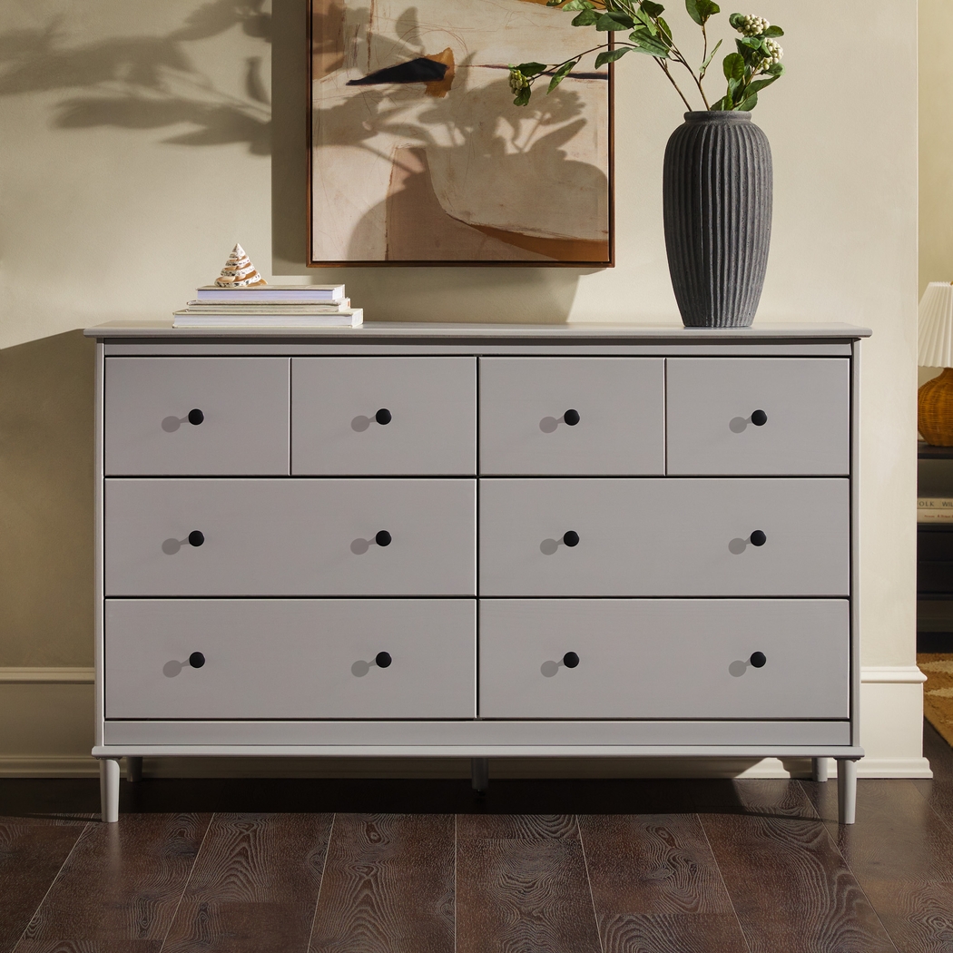 Murrell Gray 6 Drawer Dresser - Thumbnail - Image 3