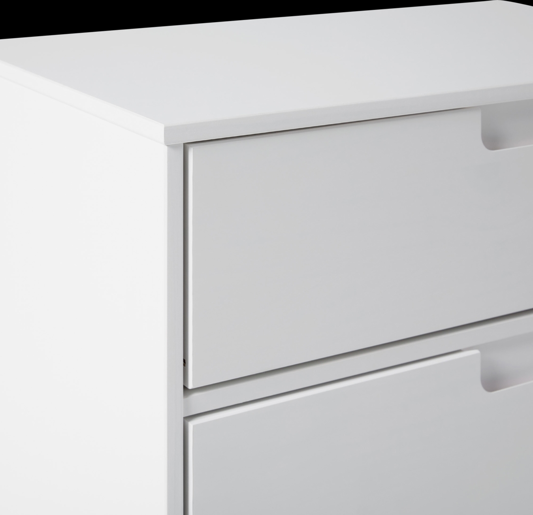 Murrell White 3 Drawer Dresser - Thumbnail - Image 5