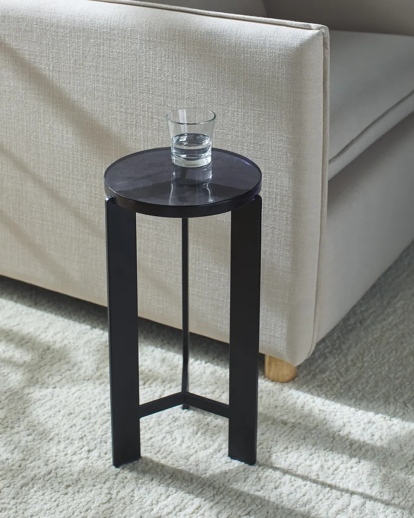 Muruti Blue/Black End Table - Thumbnail - Image 2