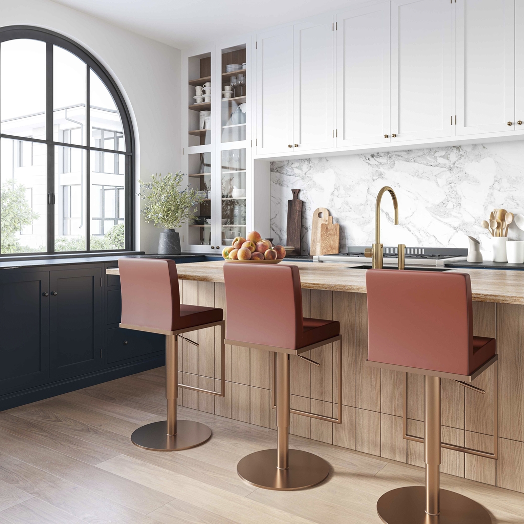 Muscovy Brown Barstool - Thumbnail - Image 2