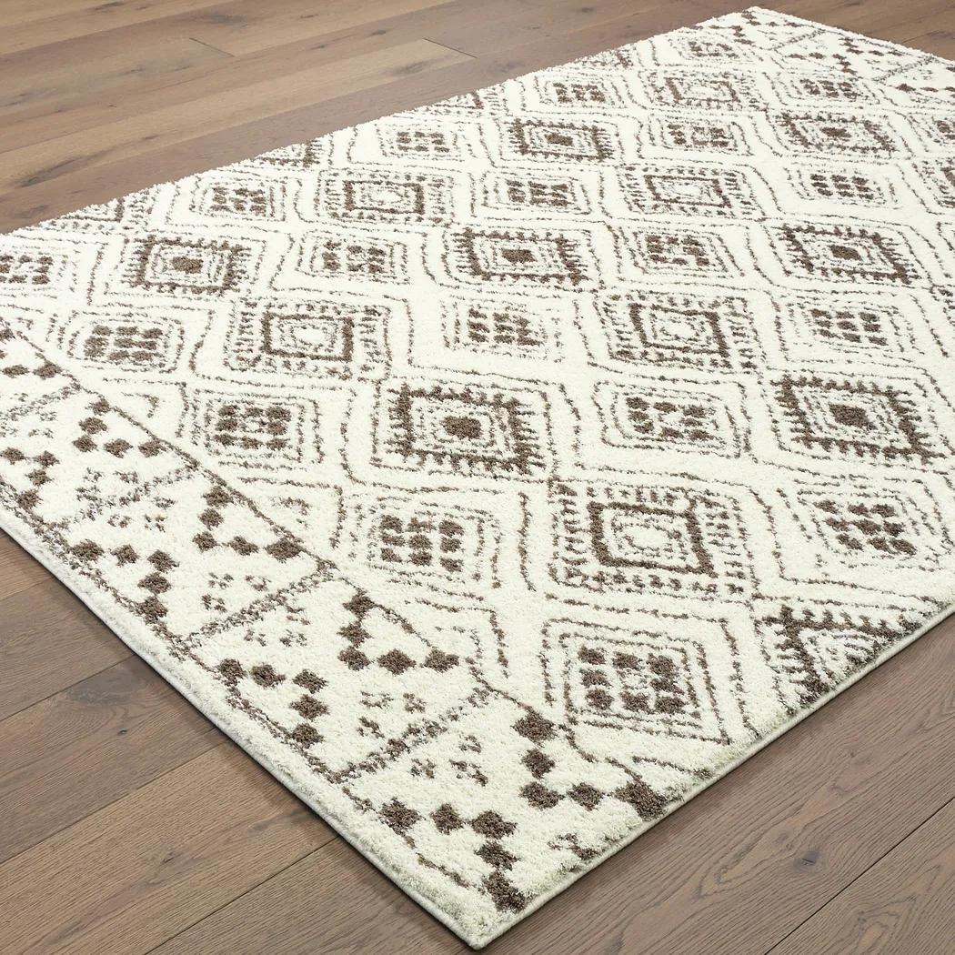 Musim Ivory 5'3 x 7'6 Rug - Thumbnail - Image 2