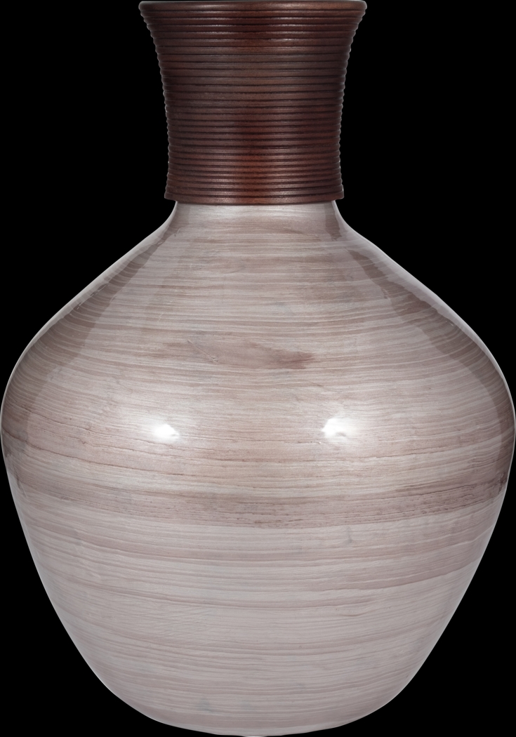 Muskegon Pink 22 in. Glass Vase - Thumbnail - Image 1