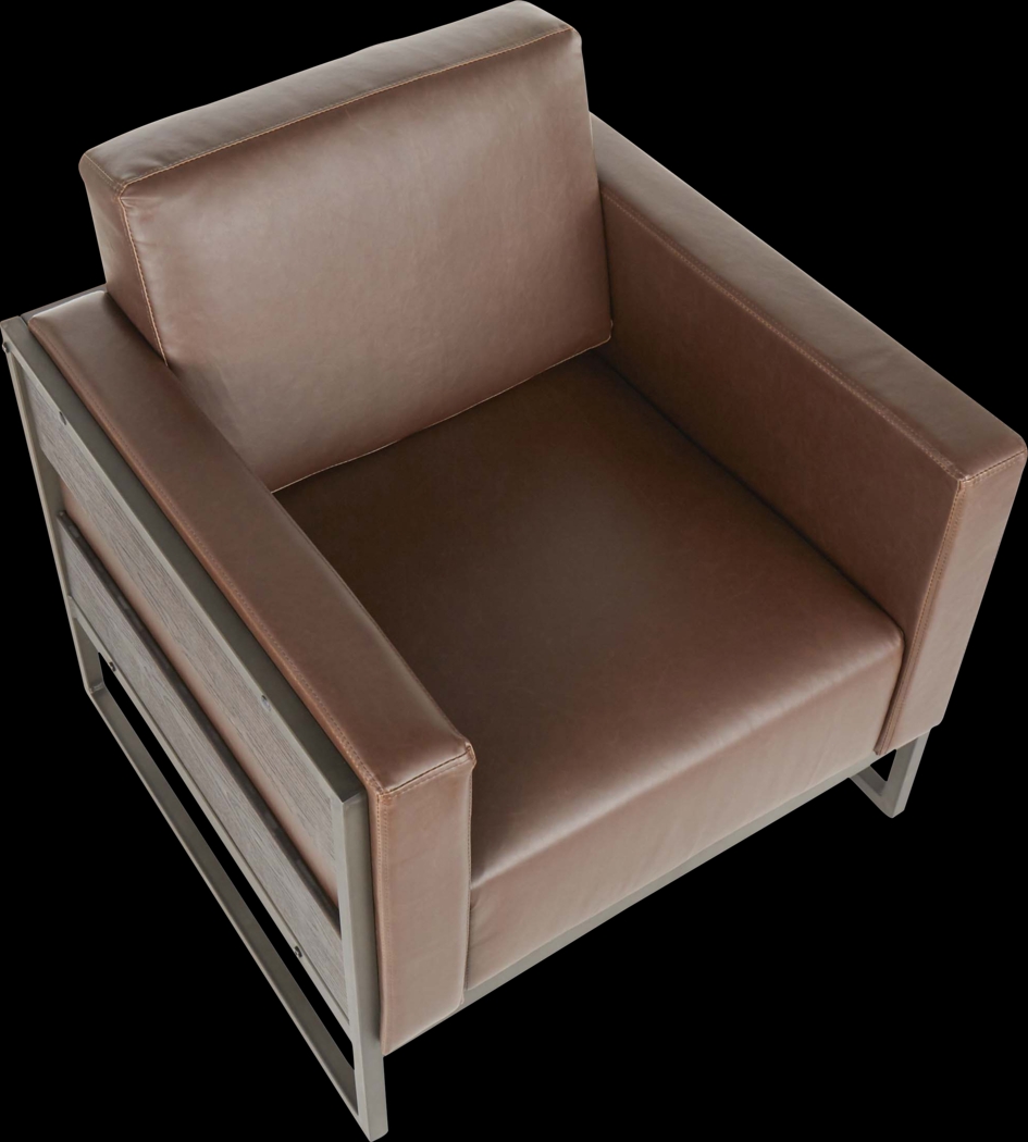 Mustique Brown Accent Chair - Thumbnail - Image 8