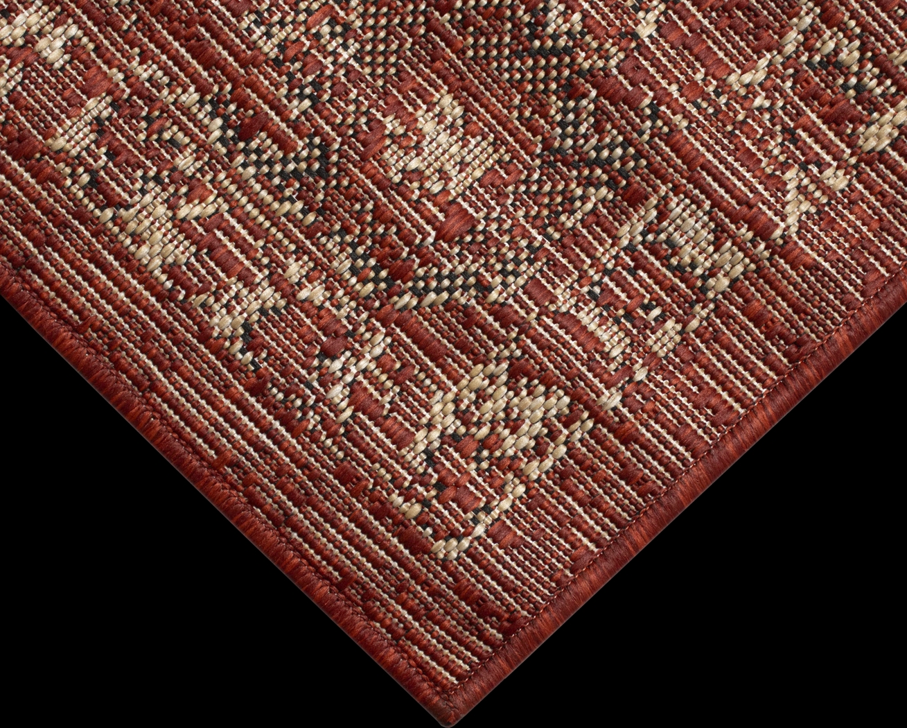 Musvista Red 6'6 x 9'4 Indoor/Outdoor Rug - Thumbnail - Image 5