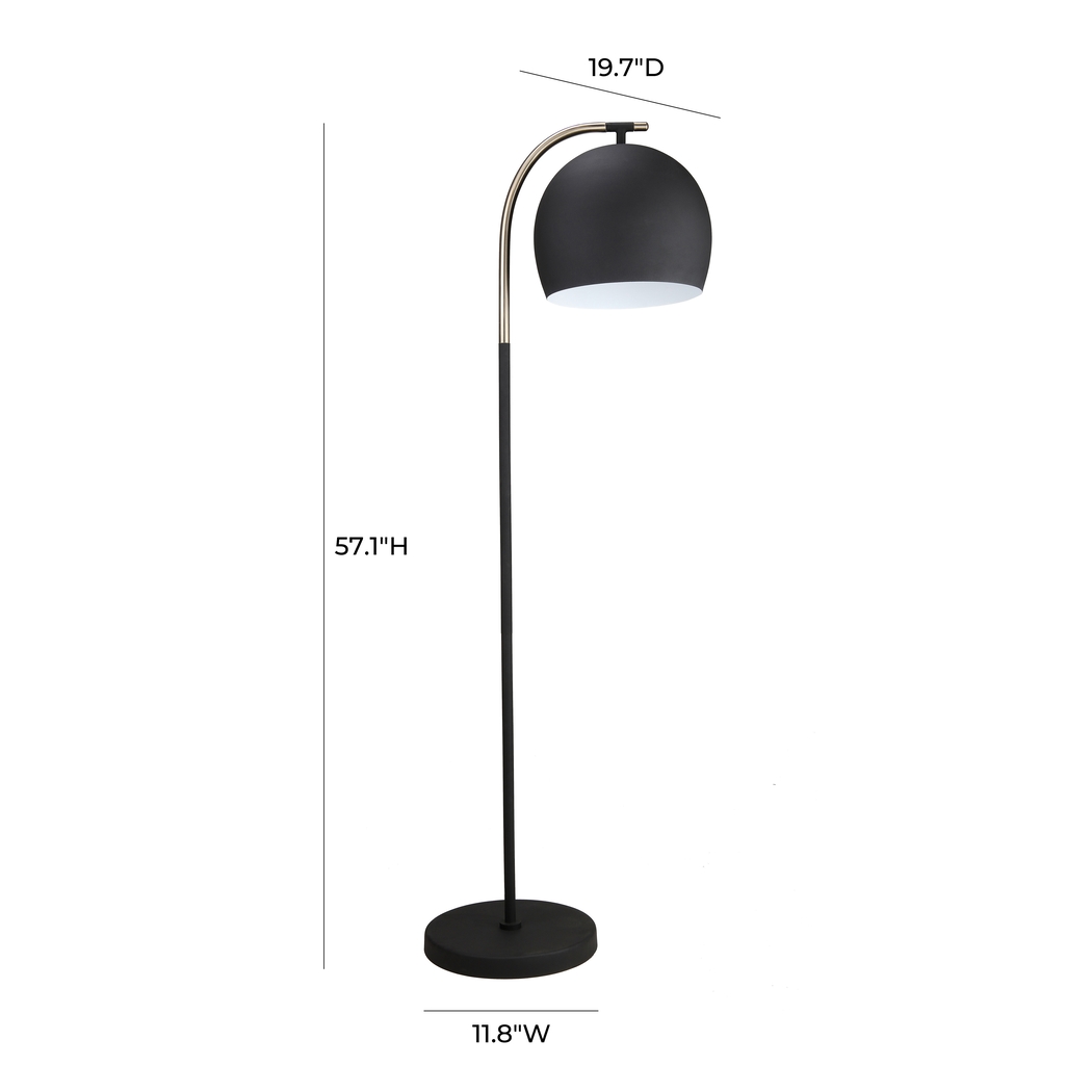Muxor Black Floor Lamp - Thumbnail - Image 5