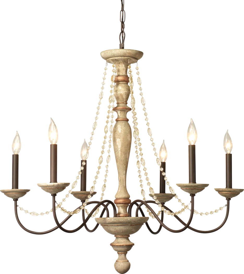 Mwepu Beige Chandelier - Thumbnail - Image 5