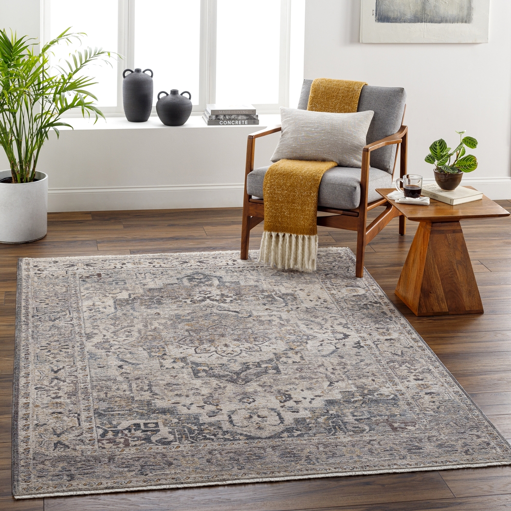 Mwini Beige 5' x 7'9 Rug - Thumbnail - Image 2