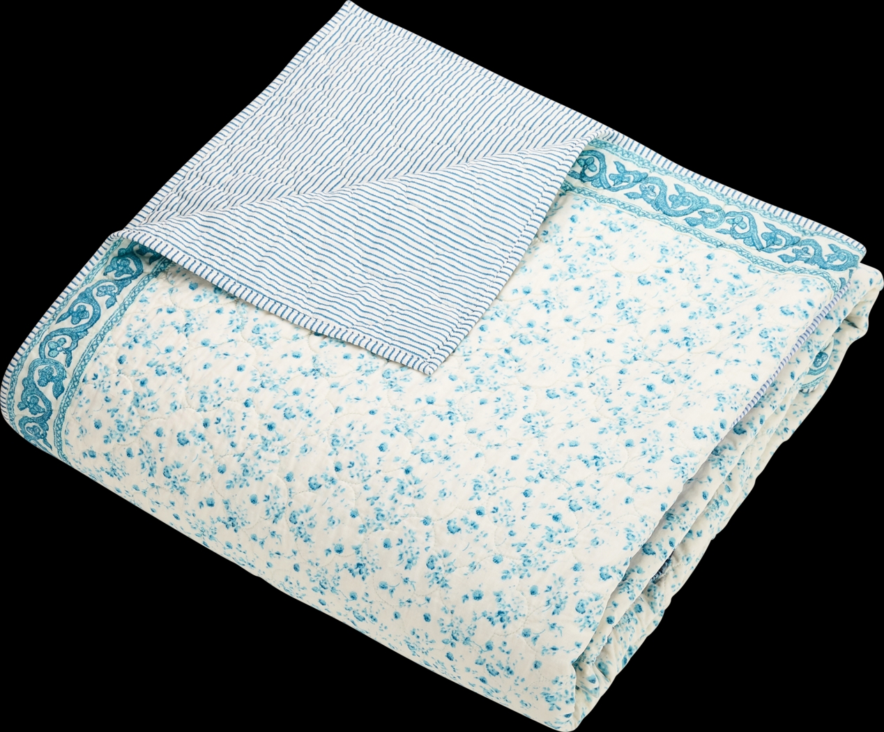 Myari Blue King Quilt - Thumbnail - Image 2